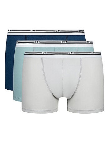 Lot de 3 boxers homme coton stretch Classic Colors