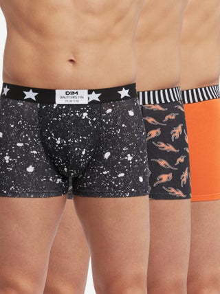 Lot de 3 boxers homme coton stretch Vibes