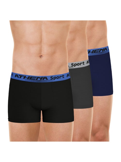 Lot de 3 boxers homme Daily Sport Air Athena - Kiabi