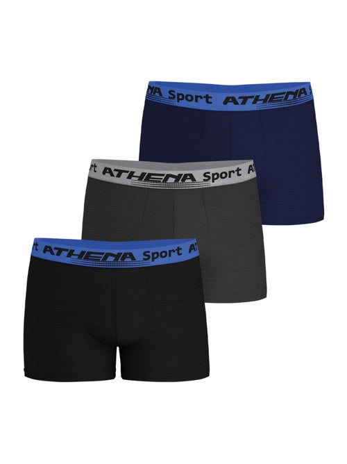 Lot de 3 boxers homme Daily Sport Air Athena - Kiabi