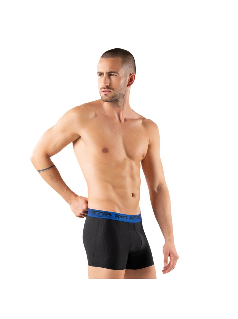 Lot de 3 boxers homme Daily Sport Air Athena Noir Bleu Gris - Kiabi