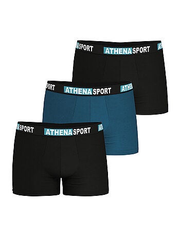 Lot de 3 boxers homme Daily Sport Coton Athena