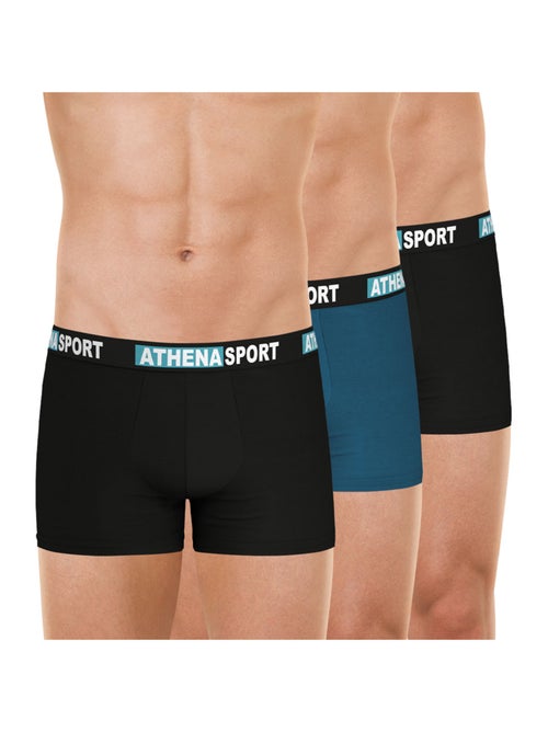 Lot de 3 boxers homme Daily Sport Coton Athena - Kiabi