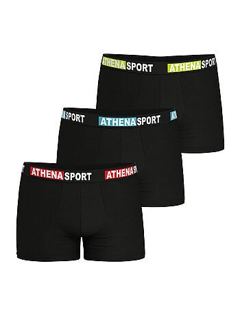 Lot de 3 boxers homme Daily Sport Coton Athena