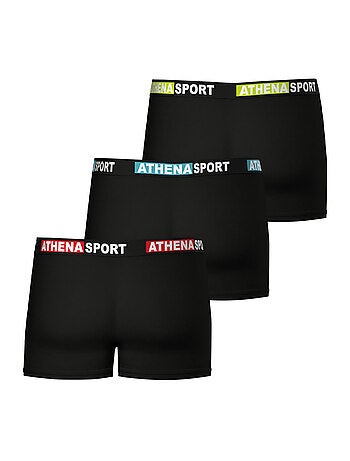 Lot de 3 boxers homme Daily Sport Coton Athena