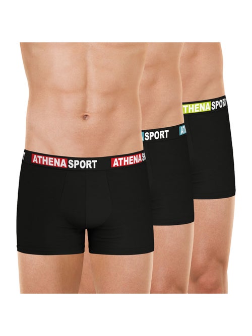 Lot de 3 boxers homme Daily Sport Coton Athena - Kiabi
