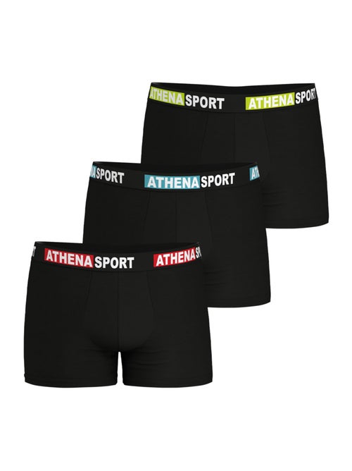 Lot de 3 boxers homme Daily Sport Coton Athena - Kiabi