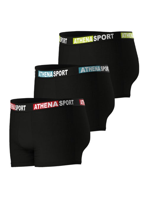 Lot de 3 boxers homme Daily Sport Coton Athena - Kiabi