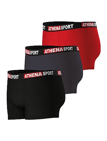 Lot de 3 boxers homme Daily Sport Coton Athena