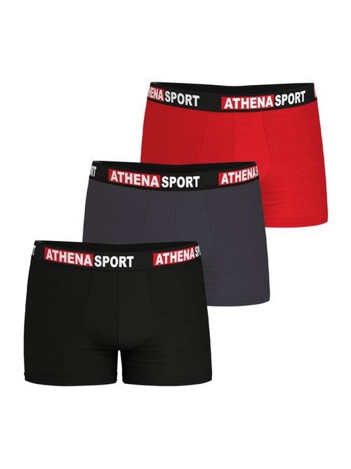 Lot de 3 boxers homme Daily Sport Coton Athena - Kiabi