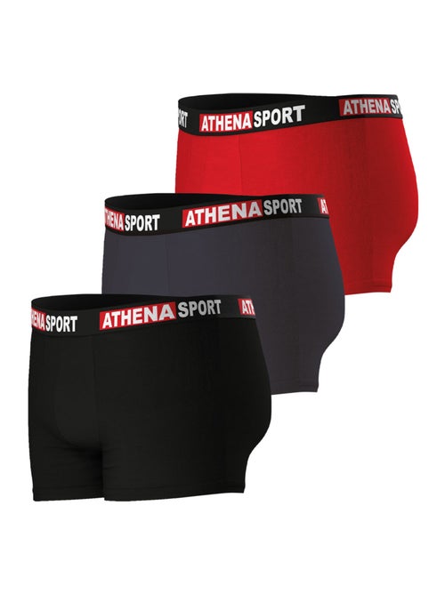 Lot de 3 boxers homme Daily Sport Coton Athena - Kiabi