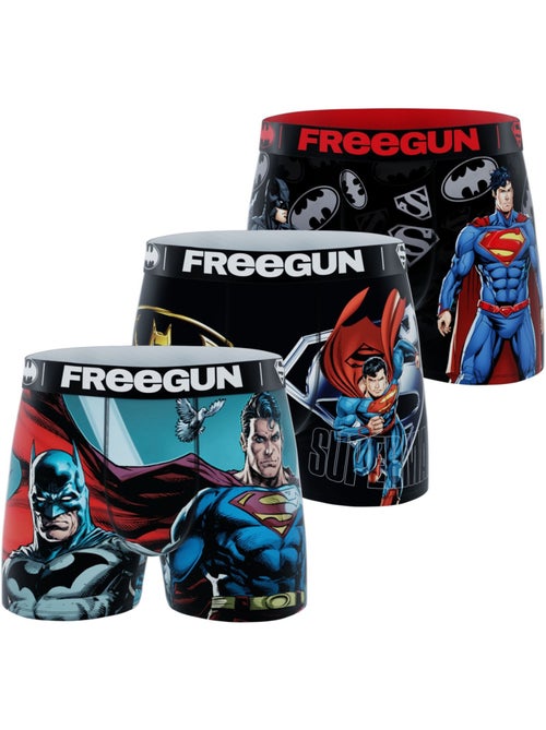 Lot de 3 boxers homme dc comics freegun - Kiabi