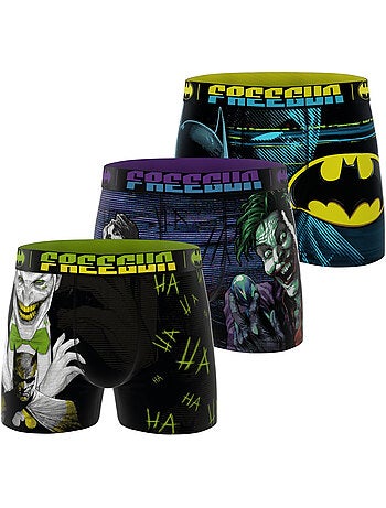 Lot de 3 boxers homme dc comics freegun