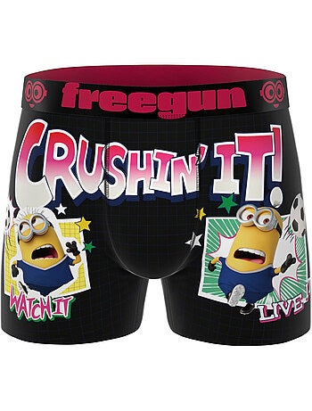 Lot de 3 boxers homme despicable me freegun