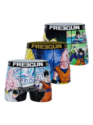 Lot de 3 boxers homme Dragon Ball Z Freegun