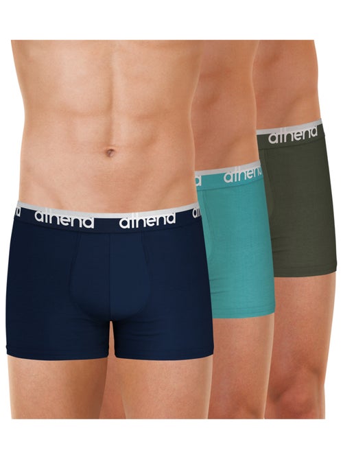 Lot de 3 boxers homme Easy Bio Athena - Kiabi