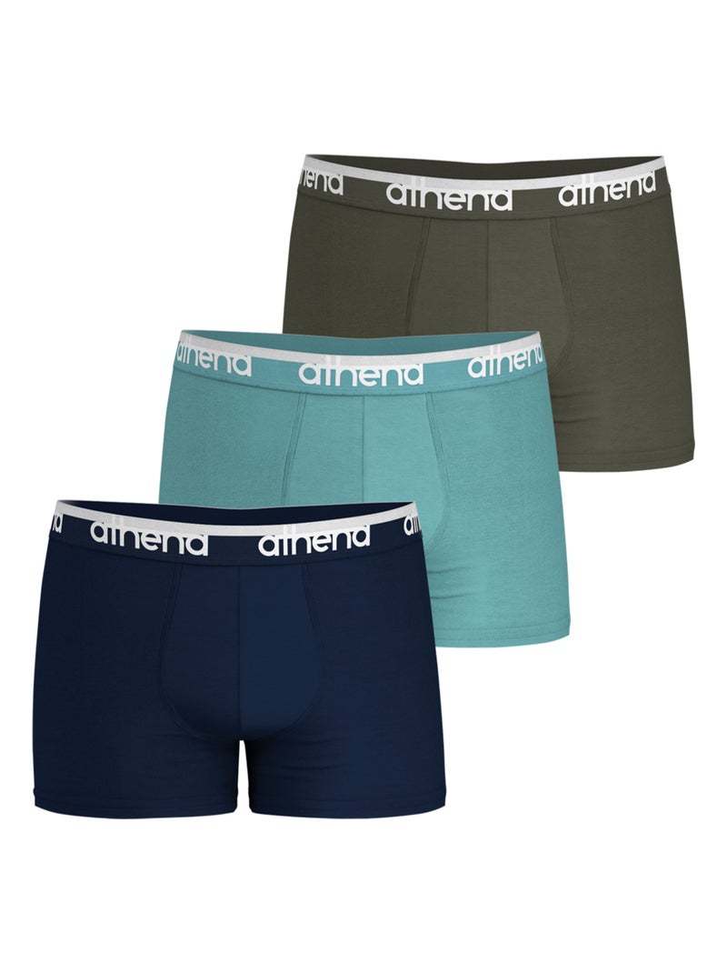 Lot de 3 boxers homme Easy Bio Athena Multicolore - Kiabi