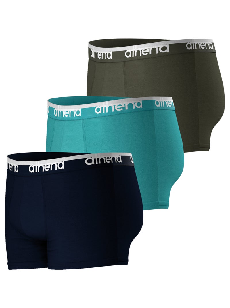 Lot de 3 boxers homme Easy Bio Athena Multicolore - Kiabi