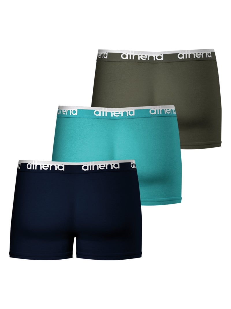 Lot de 3 boxers homme Easy Bio Athena Multicolore - Kiabi