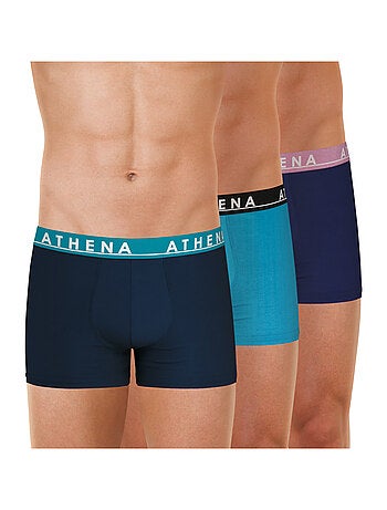 Lot de 3 boxers homme easy color athena