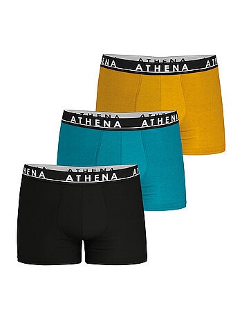 Lot de 3 boxers homme easy color athena