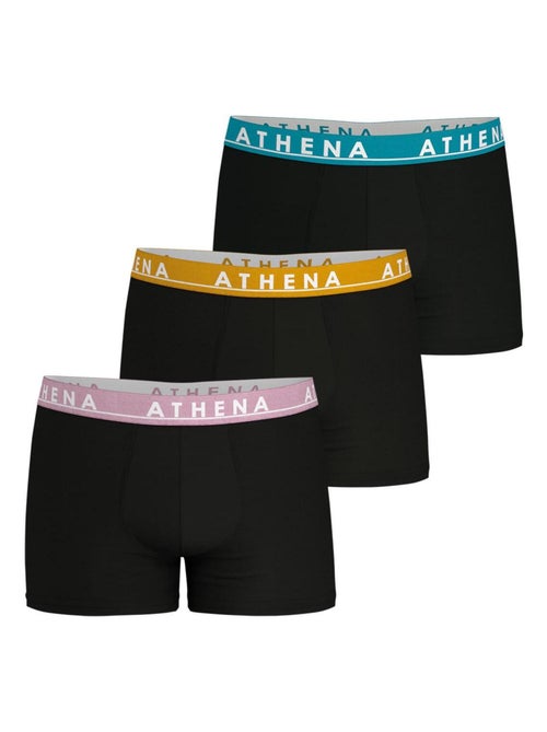 Lot de 3 boxers homme Easy Color Athena - Kiabi