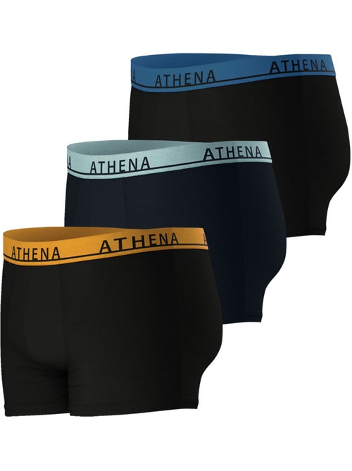 Lot de 3 boxers homme Easy Color Athena - Kiabi