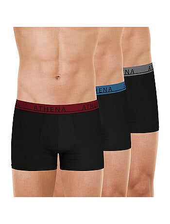 Lot de 3 boxers homme Easy Color Athena