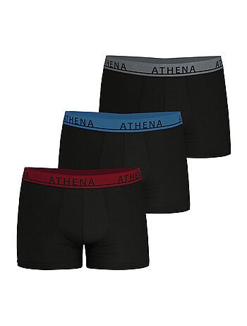 Lot de 3 boxers homme Easy Color Athena