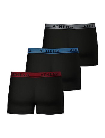 Lot de 3 boxers homme Easy Color Athena