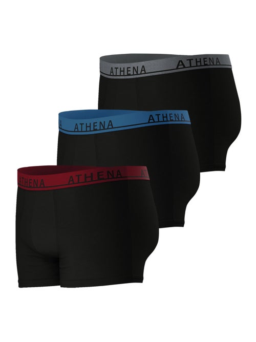 Lot de 3 boxers homme Easy Color Athena - Kiabi