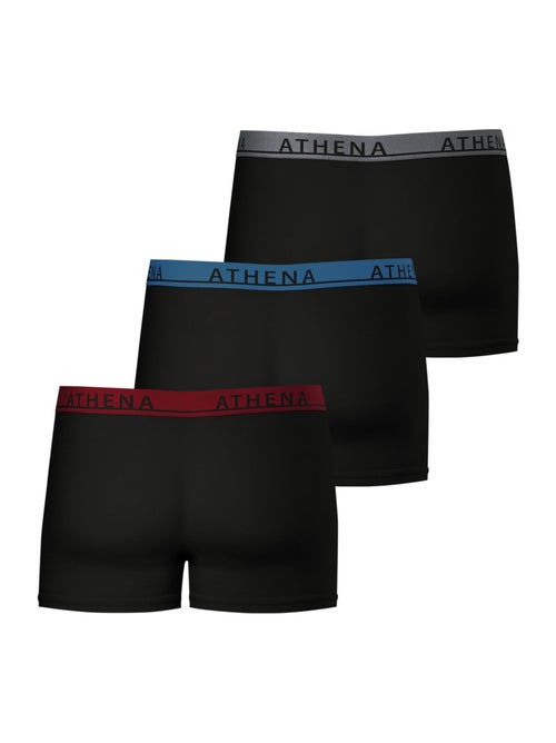 Lot de 3 boxers homme Easy Color Athena - Kiabi