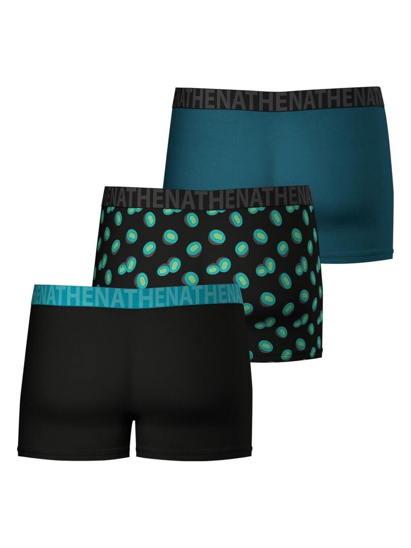 Lot De Boxers Homme Athena Easy Fun – Coton Stretch Respirant – Coupe Boxer Moderne – Ceinture 33 Mm – Couleurs Fun