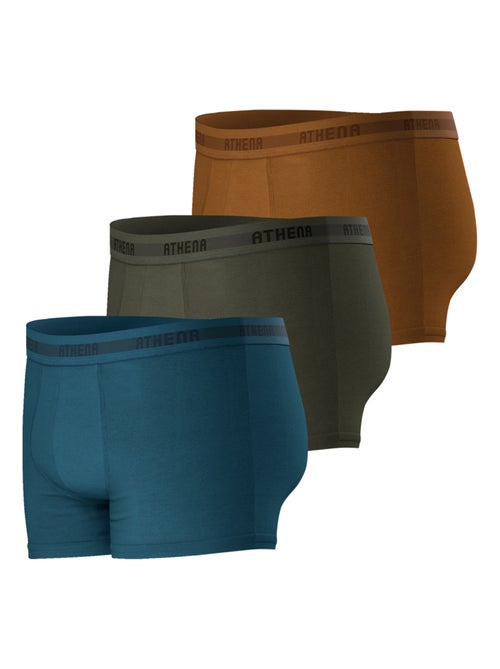 Lot de 3 boxers homme Easy Recyclé Athena - Kiabi