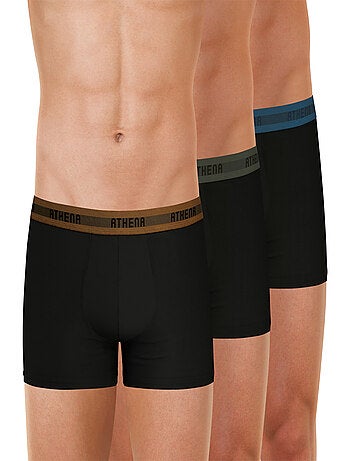 Lot de 3 boxers homme Easy Recyclé Athena