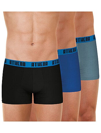 Lot de 3 boxers homme ecopack athena