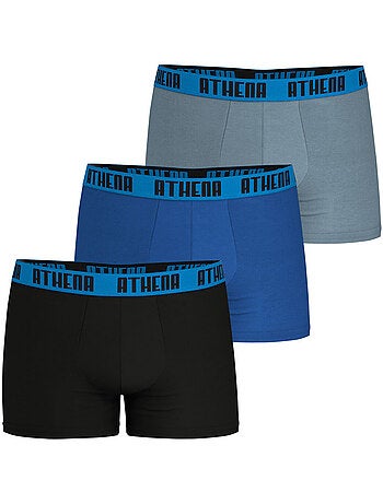 Lot de 3 boxers homme ecopack athena