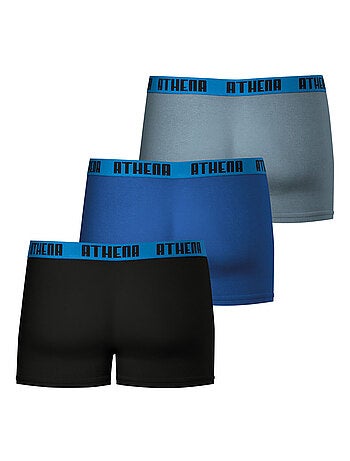 Lot de 3 boxers homme ecopack athena