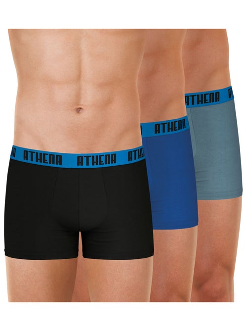 Lot de 3 boxers homme Ecopack Athena - Kiabi