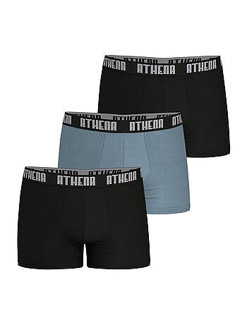 Lot de 3 boxers homme Ecopack Athena