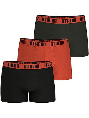 Lot de 3 boxers homme Ecopack Athena