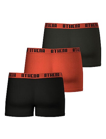 Lot de 3 boxers homme Ecopack Athena