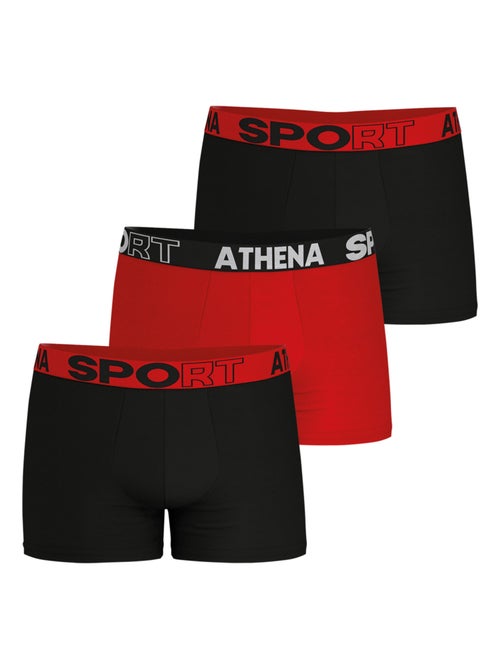 Lot de 3 boxers homme Ecopack Sport Athena - Kiabi