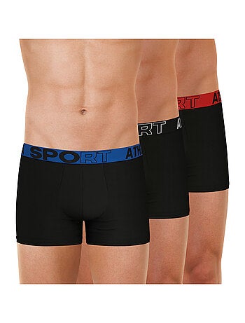 Lot de 3 boxers homme Ecopack Sport Athena