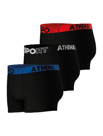 Lot de 3 boxers homme Ecopack Sport Athena
