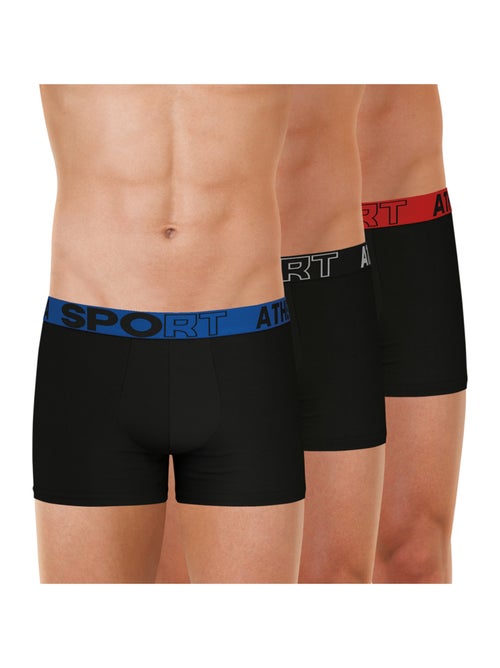 Lot de 3 boxers homme Ecopack Sport Athena - Kiabi