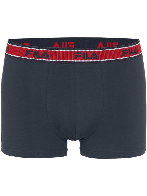 Lot de 3 boxers homme en coton ceinture bicolore FU5333 Fila - Kiabi