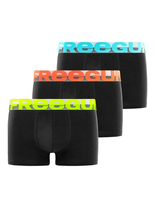 Lot de 3 boxers homme en coton Dynamique Freegun - Kiabi