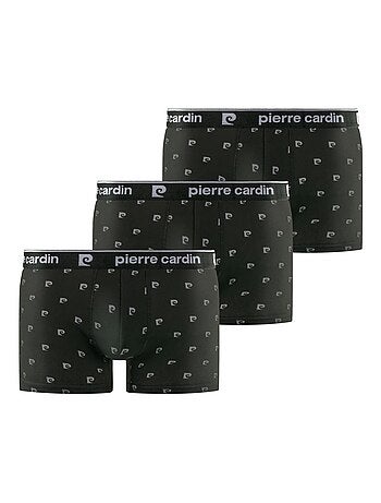 Lot de 3 boxers homme en coton Imprimé Class Pierre Cardin