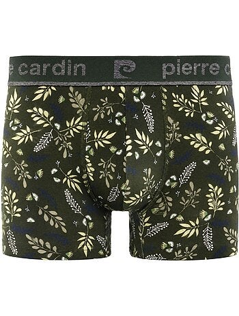 Lot de 3 boxers homme en coton imprimé flowers pierre cardin